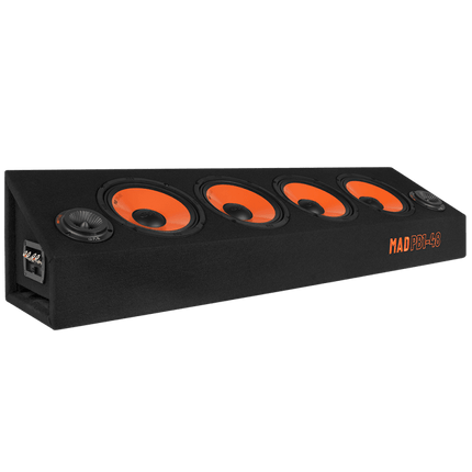 Gas Audio Power Gas Audio Power Gas Mad Level 1 Spl Board 4x8" 2x1" voor Auto Geluidssystemen en Hoogwaardige Geluidskwaliteit Optimount 1