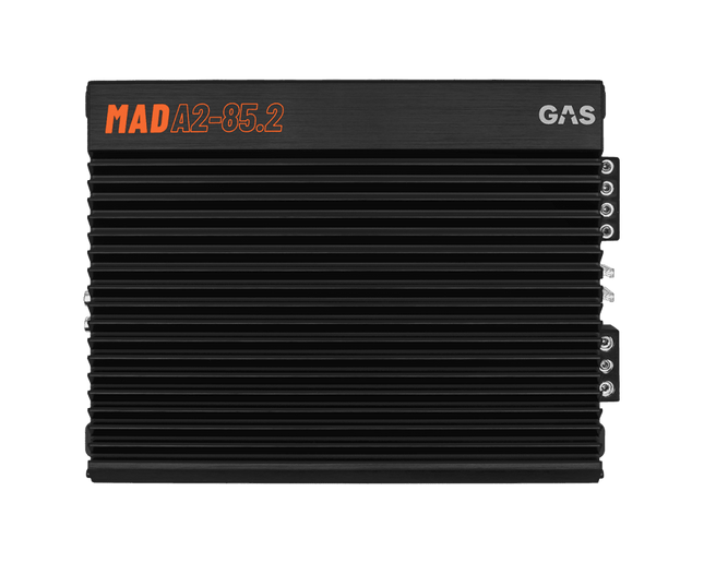 Gas Audio Power Gas Mad Level 2 Two Channel Amplifier voor Auto Geluidssystemen en Hoogwaardige Geluidskwaliteit - VCTparts.nl