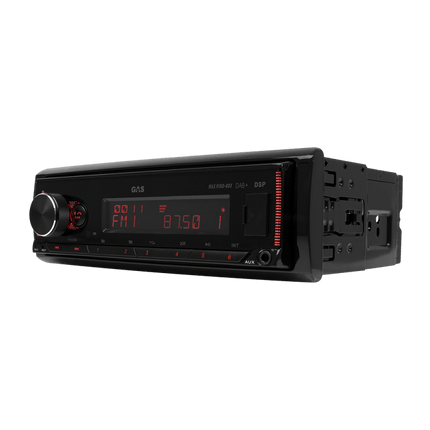 Gas Audio Power Gas Audio Power Gas Max Autoradio Inbouw 1din Dab Bt Aux Usb App Dsp voor Auto Geluidssystemen en Hoogwaardige Geluidskwaliteit Optimount 2