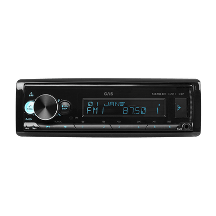 Gas Audio Power Gas Audio Power Gas Max Autoradio Inbouw 1din Dab Bt Aux Usb App Dsp voor Auto Geluidssystemen en Hoogwaardige Geluidskwaliteit Optimount 1