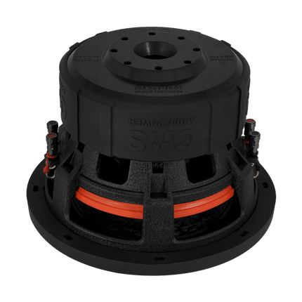 Gas Audio Power Gas Audio Power Gas Max Level 1 Subwoofer 10" 2x1 Ohm voor Auto Geluidssystemen en Hoogwaardige Geluidskwaliteit Optimount 3