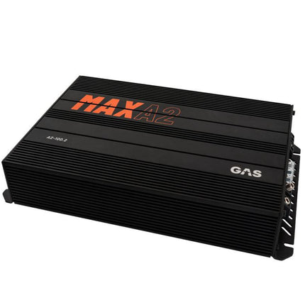 Gas Audio Power Gas Audio Power Gas Max Level 2 Two Channel Amplifier voor Auto Geluidssystemen en Hoogwaardige Geluidskwaliteit Optimount 7