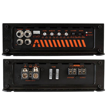 Gas Audio Power Gas Audio Power Gas Max Level 2 Two Channel Amplifier voor Auto Geluidssystemen en Hoogwaardige Geluidskwaliteit Optimount 2