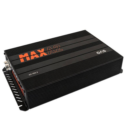 Gas Audio Power Gas Audio Power Gas Max Level 2 Two Channel Amplifier voor Auto Geluidssystemen en Hoogwaardige Geluidskwaliteit Optimount 9