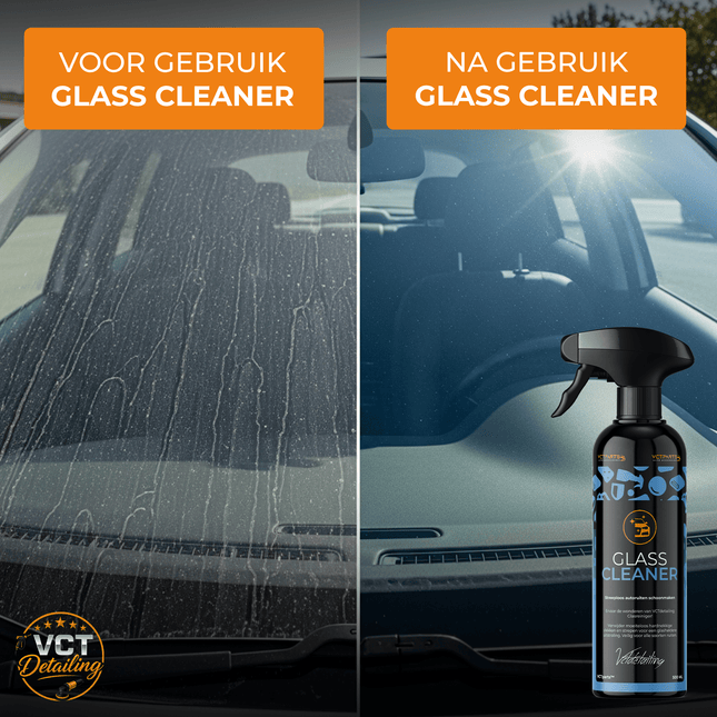 Glass Cleaner Premium Ruitenreiniger 500ML Krachtig Tegen Vuil voor een Glanzend Resultaat - VCTparts.nl