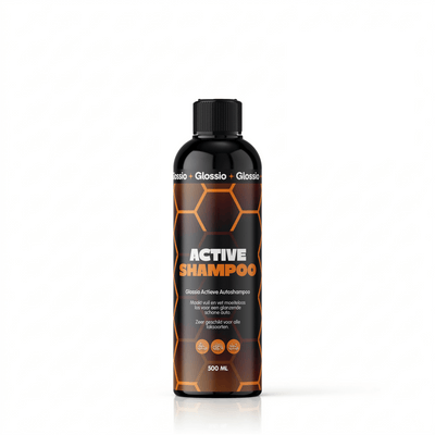 Glossio Active Shampoo Premium Werkende Zeep 500ML - Krachtige Autoshampoo voor Dieptereiniging en Glanzende Lak zonder Beschadiging