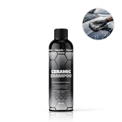 Glossio Glossio Ceramic Shampoo Premium Keramische Zeep 500ML - Diepe Reiniging en Langdurige Bescherming voor Auto Lak en Oppervlakken Glansz 10