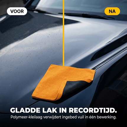 Glossio Glossio Clay Towel Microvezel Schoonmaak Doek voor Vuilverwijdering (40 x 40cm) Oranje NORGOS 7
