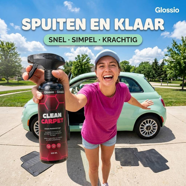 Glossio Clean Carpet 500ML Tapijtreiniger Auto – Productfoto