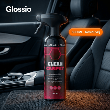 Glossio Glossio Clean Carpet 500ML Tapijtreiniger voor Auto Bekleding - Verwijdert Hardnekkige Vlekken en Vuil uit Automatten en Stoffen Interieur Glansz 5
