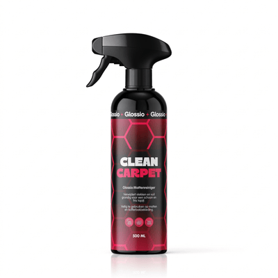 Glossio Clean Carpet 500ML Tapijtreiniger voor Auto Bekleding - Verwijdert Hardnekkige Vlekken en Vuil uit Automatten en Stoffen Interieur