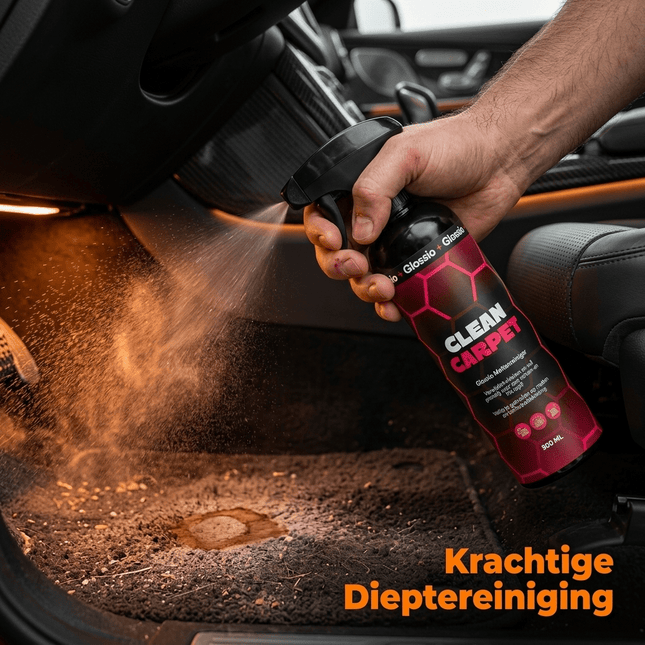 Glossio Glossio Clean Carpet 500ML Tapijtreiniger voor Auto Bekleding - Verwijdert Hardnekkige Vlekken en Vuil uit Automatten en Stoffen Interieur Glansz 2