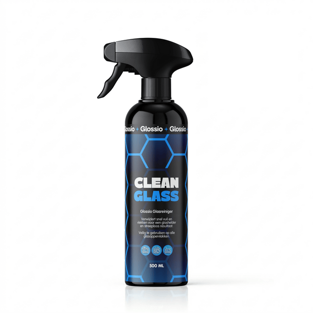 Glossio Glossio Clean Glass Premium Ruitenreiniger 500ML - Streeploze Glasreiniger voor Autoruiten met Krachtige Vuilverwijdering en Kristalhelder Resultaat Glansz 1