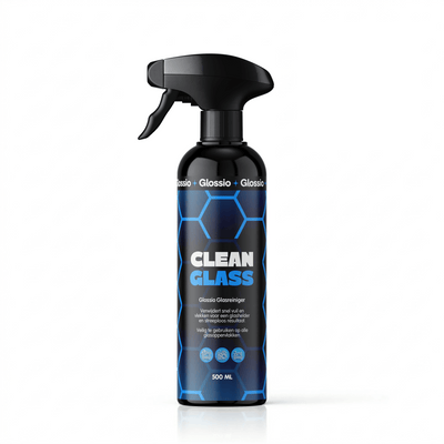 Glossio Clean Glass Premium Ruitenreiniger 500ML - Streeploze Glasreiniger voor Autoruiten met Krachtige Vuilverwijdering en Kristalhelder Resultaat