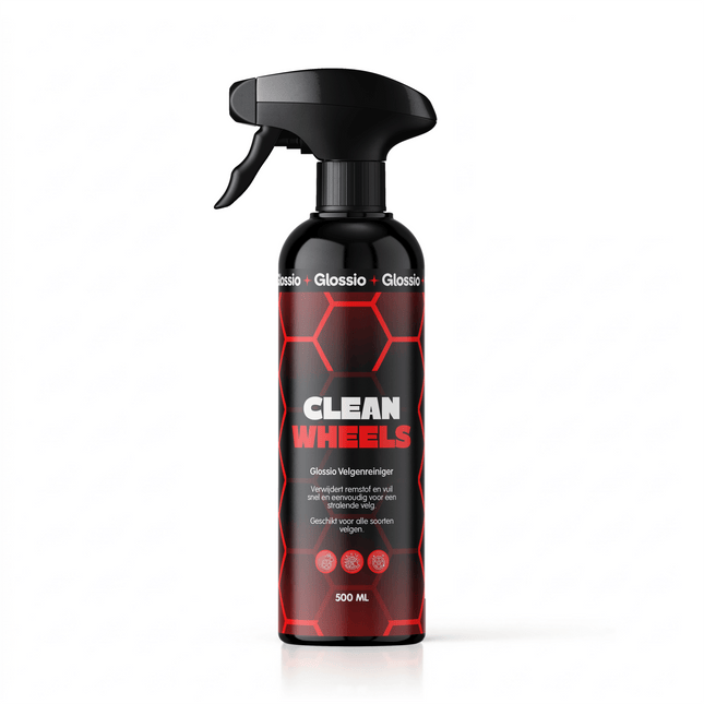 Glossio Glossio Clean Wheels Premium Velgenreiniger 500ML - Krachtige Remstof en Vuil Verwijderaar voor Alle Velgen met Veilig Glanzend Resultaat Glansz 1