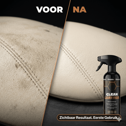 Glossio Glossio Clean Leather Premium Leer en Alcantara Reiniger 500ML – Voor een Dieptereiniging en Matte Afwerking Glansz 7