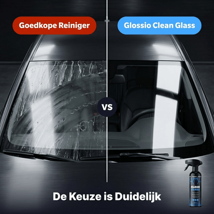 Glossio Glossio Clean Glass Premium Ruitenreiniger 500ML - Streeploze Glasreiniger voor Autoruiten met Krachtige Vuilverwijdering en Kristalhelder Resultaat Glansz 4