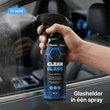Glossio Glossio Clean Glass Premium Ruitenreiniger 500ML - Streeploze Glasreiniger voor Autoruiten met Krachtige Vuilverwijdering en Kristalhelder Resultaat Glansz 8