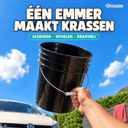 Glossio Glossio 2 Bucketdeal – 10-delig Wasset met Twee Emmers voor de Twee-Emmer Methode Combideal 3
