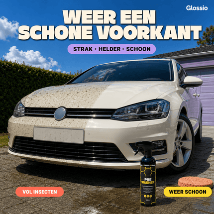 Glossio Glossio Active Pre Washer Premium Vuil en Insectenverwijderaar 500ML - Krachtige Auto Voorreiniger voor Hardnekkig Vuil en Insecten zonder Schade Glansz 10
