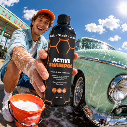 Glossio Glossio Active Shampoo Premium Werkende Zeep 500ML - Krachtige Autoshampoo voor Dieptereiniging en Glanzende Lak zonder Beschadiging Glansz 11