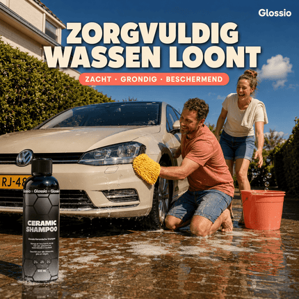 Glossio Glossio Ceramic Shampoo Premium Keramische Zeep 500ML - Diepe Reiniging en Langdurige Bescherming voor Auto Lak en Oppervlakken Glansz 5