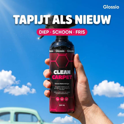 Glossio Glossio Clean Carpet 500ML Tapijtreiniger voor Auto Bekleding - Verwijdert Hardnekkige Vlekken en Vuil uit Automatten en Stoffen Interieur Glansz 9