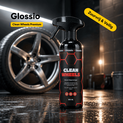 Glossio Glossio Clean Wheels Premium Velgenreiniger 500ML - Krachtige Remstof en Vuil Verwijderaar voor Alle Velgen met Veilig Glanzend Resultaat Glansz 3