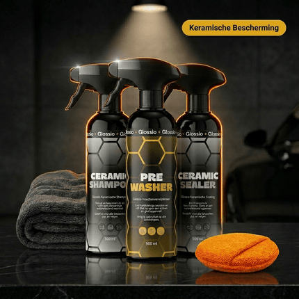 Glossio Glossio Combideal Ceramic Bescherming – Keramische Coating Set met Pre - Wash, Ceramic Shampoo en Ceramic Sealer Combideal 4