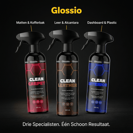 Glossio Glossio Combideal Diepte Interieur – Complete Professionele Set met Pneumatisch Reinigingspistool en Full - Care Reinigers Combideal 7