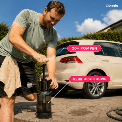 Glossio Glossio Combideal Snow Foam Set - Professionele 2L Drukschuimer + 2x 500ml Active Foamer - Handmatige Schuimpomp & Autoshampoo Combideal 11