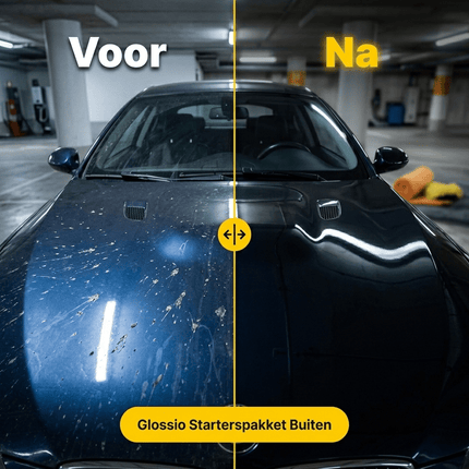 Glossio Glossio Combideal Starterspakket Buiten Complete Wasset met Pre - Wash Shampoo Washandschoen en Droogdoek voor een Vlekkeloos Resultaat Combideal 7