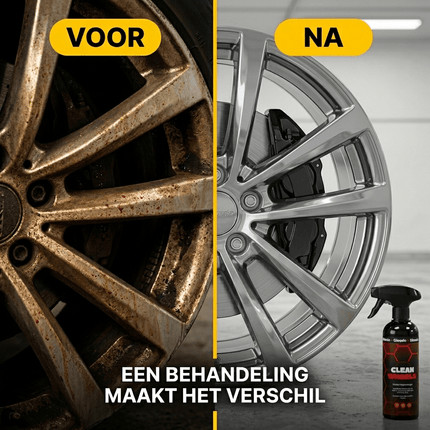 Glossio Glossio Combideal Velgen Reiniging – Complete Velgenset met Fallout Remover, Clean Wheels en Borstelset Combideal 8