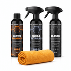Glossio Glossio Combideal Winterklaar Pakket – Bescherming tegen Strooizout met Active Shampoo, Plastic/Rubber Restore en Quick Detailer Combideal 1