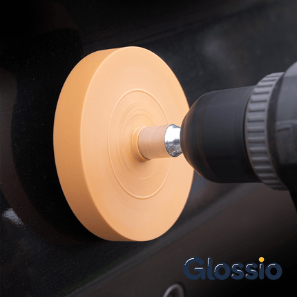 Glossio Glossio Lijmverwijderaar Wiel 88mm – Rubberen Schijf voor Lijmresten en Stickers Accessoire voor Boormachine AMiO 11