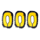 Glossio Glossio Microvezel Wasborstel Hoezen Set – 3 Verwisselbare Pads voor Telescopische Wasborstel (33x20 cm) AMiO 1