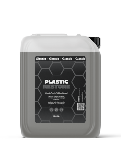 Glossio Plastic/Rubber Restore Premium 25L - Professioneel Kleurherstel voor Kunststof & Rubber - Grootverpakking Jerrycan