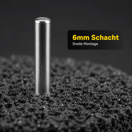 Glossio Glossio Roestverwijderschijf 100x15x6mm – Non-woven Schijf voor Roest en Lak Accessoire voor Boormachine AMiO 6