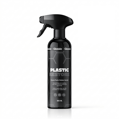 Glossio Plastic/Rubber Restore Premium Bumper en Rubber Kleurherstel 500ML - Langdurige Bescherming en Herstel voor Plastic en Rubber Auto Onderdelen