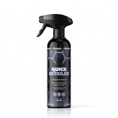 Glossio Quick Detailer 500ML Auto Lak Reiniger - Snelle Glans Bescherming en Stofverwijdering voor Lak en Kunststof Oppervlakken Zonder Strepen