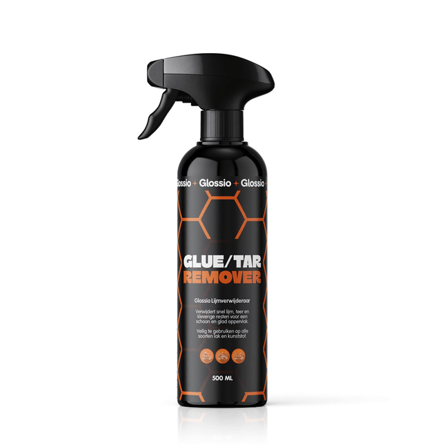 Glossio Glossio Tar en Glue Remover 500ML - Verwijdert Teer Lijm en Hardnekkig Vuil van Auto Lak en Oppervlakken Glansz 1