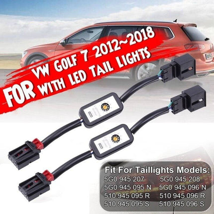 VCTparts Golf 7 Adapter voor led Semi Dynamische Achterlicht Knipperlichten - Adapters / Stekkers [TSI - GTI - GTD - GTE - R] NORGOS 2