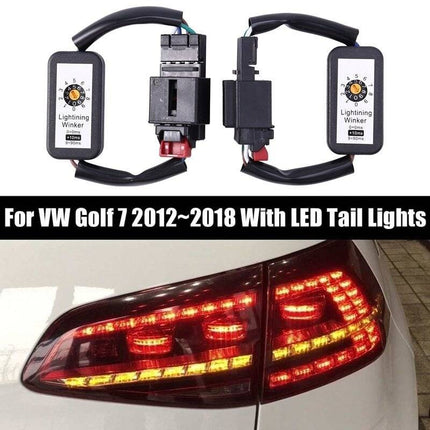 VCTparts Golf 7 Adapter voor led Semi Dynamische Achterlicht Knipperlichten - Adapters / Stekkers [TSI - GTI - GTD - GTE - R] NORGOS 7