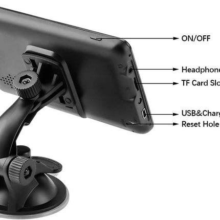 VCTparts GPS Navigatiesysteem Auto 5 Inch High Definition Satelliet - Europa Kaart 3D Mode 8Gb 256Mb NORGOS 4