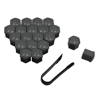 Grijze Wielbout Wielmoer Doppen Beschermende Afdekkapjes 20 stuks - 21mm (set)