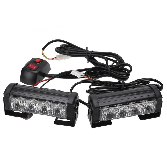VCTparts Grill Flitsers Blauw LED Stroboscoop Zwaailichten – Professionele Bumperflitsers voor Hulpdiensten en Offroad - gebruik NORGOS 2