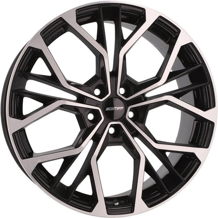 <h3>4 Velgen 17 inch MATISSE 5x112 ET45 66.5 Zwart MB - Passend voor Audi Volkswagen Mercedes Seat Skoda</h3> - VCTparts.nl
