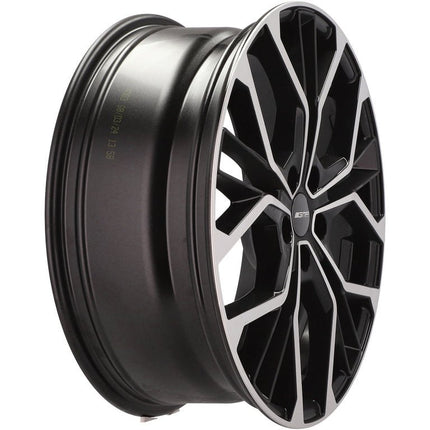 <h3>4 Velgen 17 inch MATISSE 5x112 ET45 66.5 Zwart MB - Passend voor Audi Volkswagen Mercedes Seat Skoda</h3> - VCTparts.nl