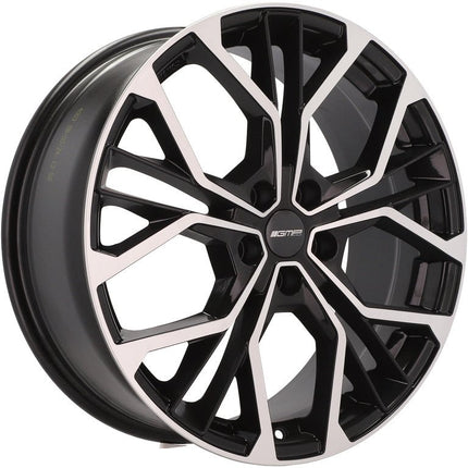 <h3>4 Velgen 17 inch MATISSE 5x112 ET45 66.5 Zwart MB - Passend voor Audi Volkswagen Mercedes Seat Skoda</h3> - VCTparts.nl