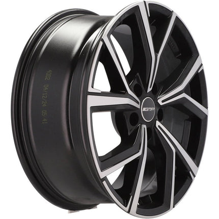 VCTparts <h3>4 Velgen 17 inch MENTOR 5x112 ET45 66.5 Zwart MB - Passend voor Audi Volkswagen Mercedes Seat Skoda</h3> Ladnefelgi 4